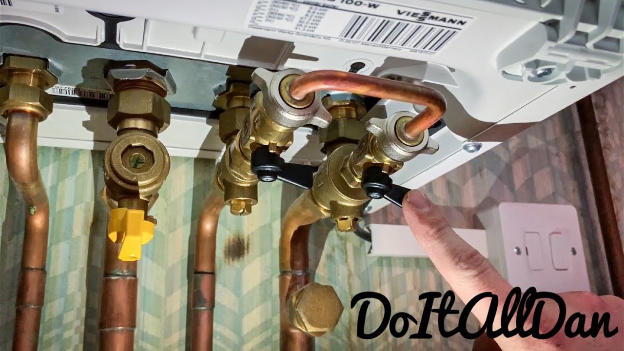 Как повысить давление в котле Viessmann Vitodens 100 Combi