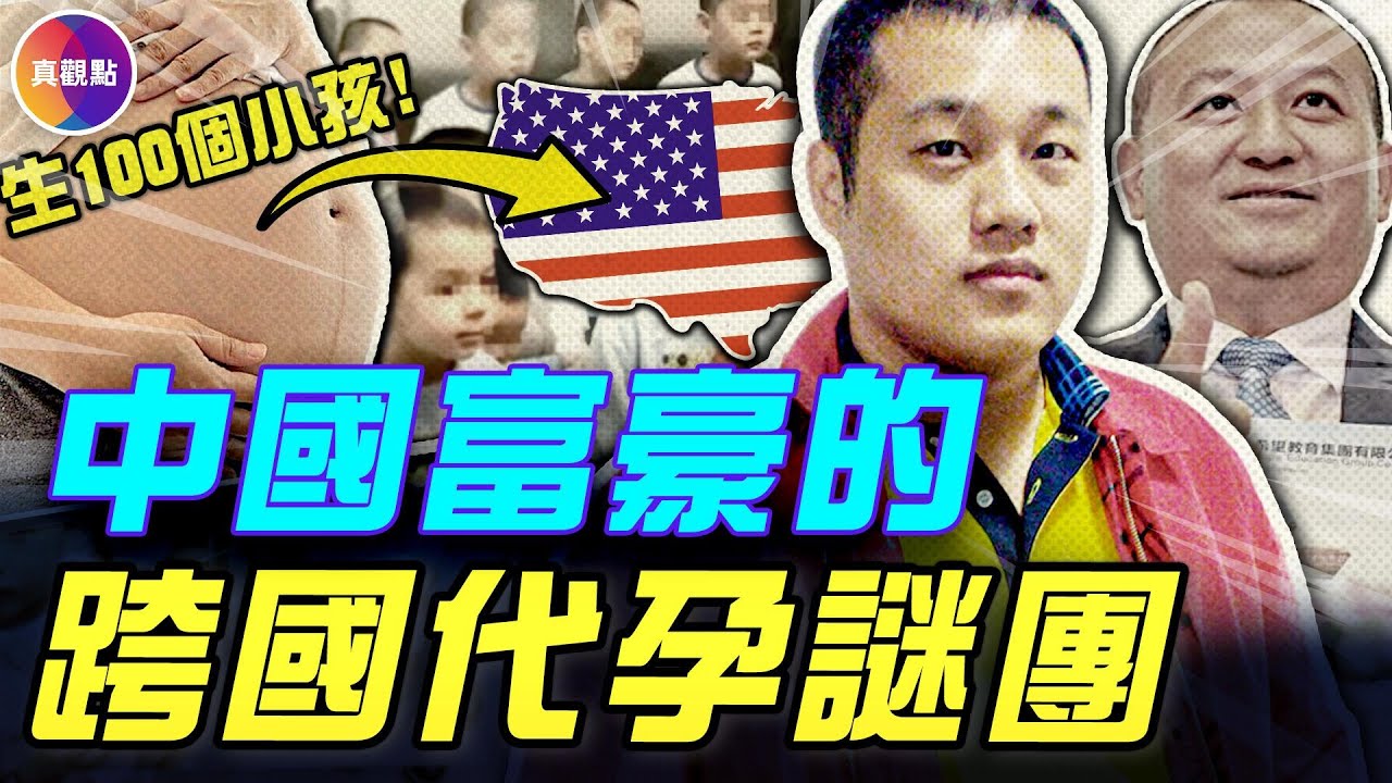 中國富豪借美國代孕生100多個孩子！美國代孕產業暴增4倍，中國是最大力量！#真觀點 #真飛