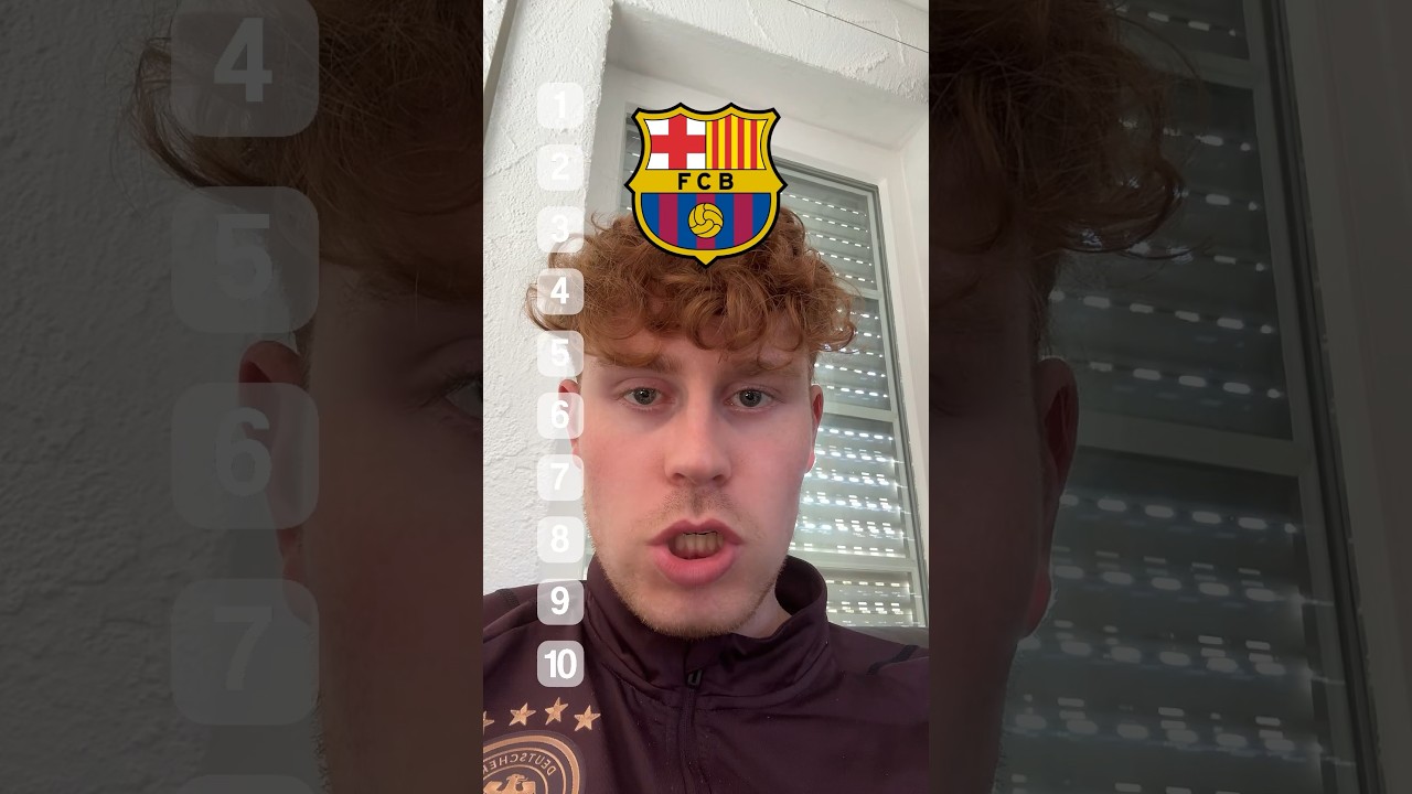 Fu&szlig;ball Vereine RANKEN! 1-10! 👀⚽️🏆 #shorts #jannikfreestyle