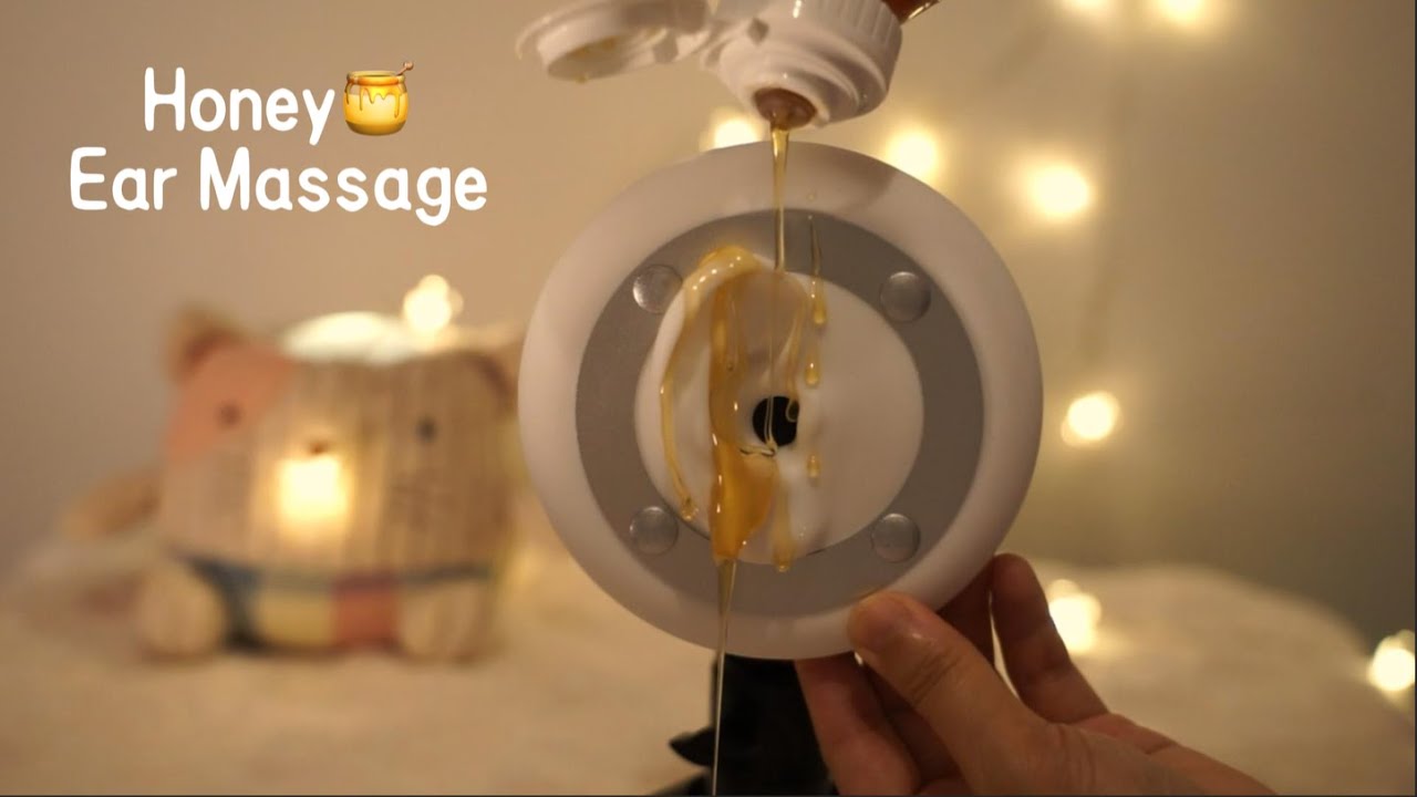 Honey Ear Massage ASMR 🍯 | Slow, Sticky & Sweet