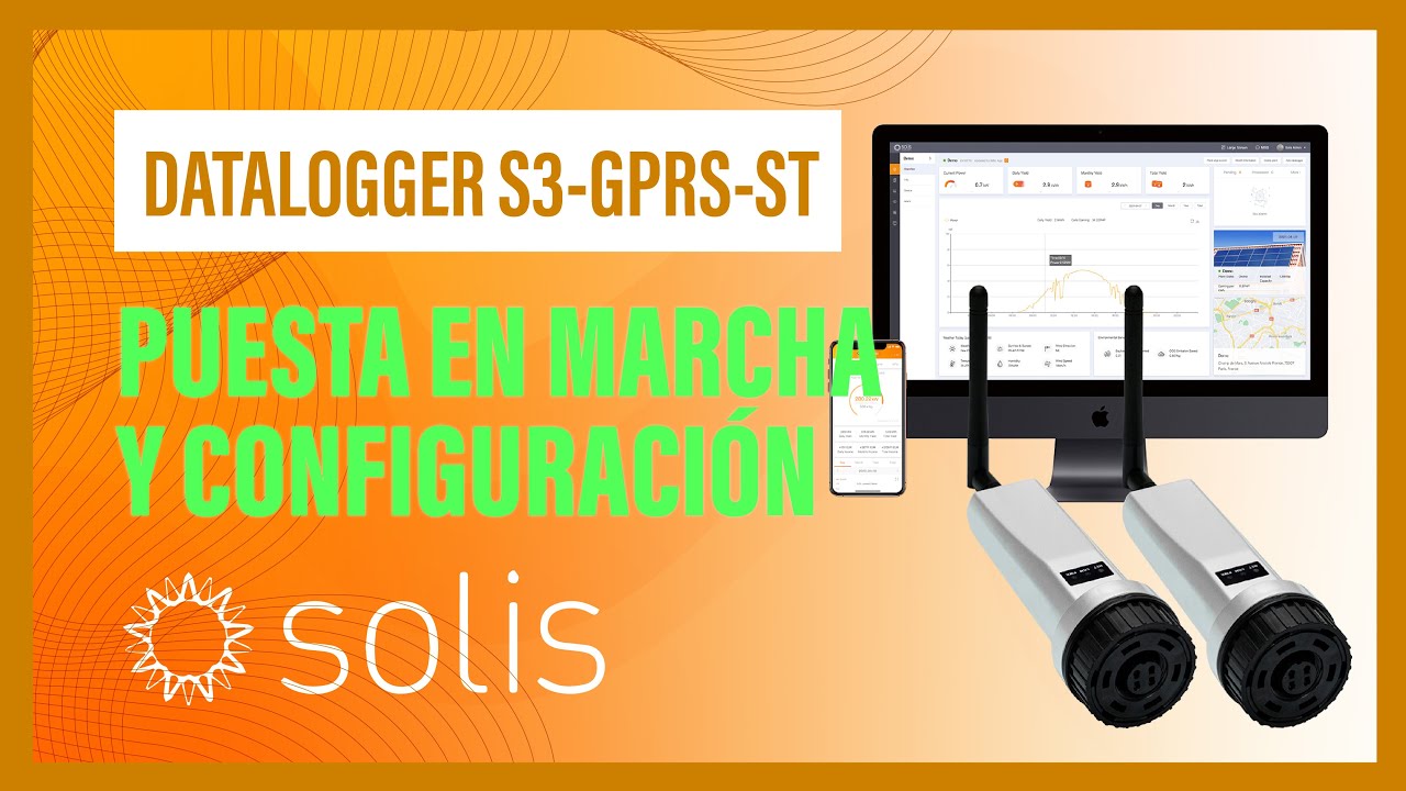 Datalogger S3 GPRS Solis, puesta en marcha y configuración.