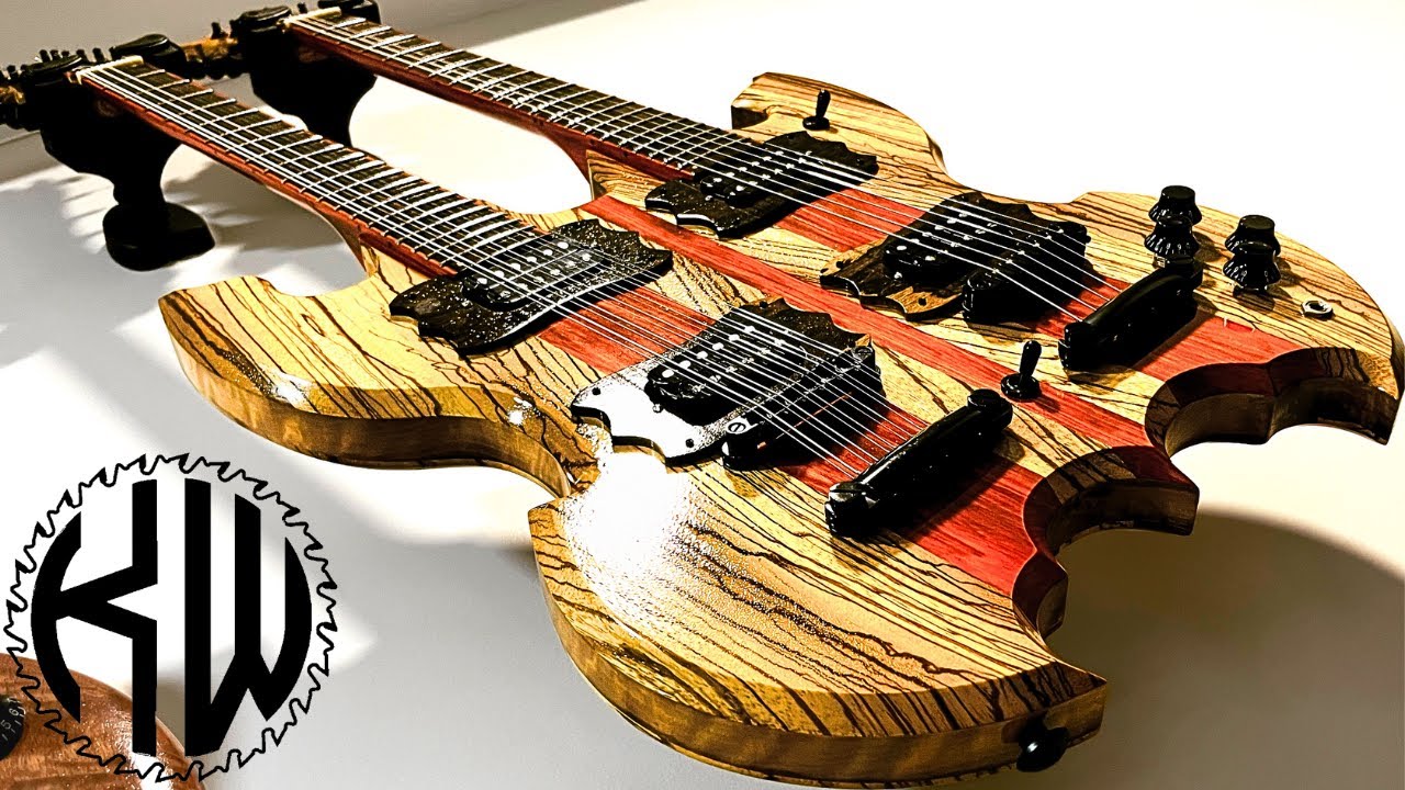 Luthier - Handmade Double Neck Guitar (Start to Finish Build)