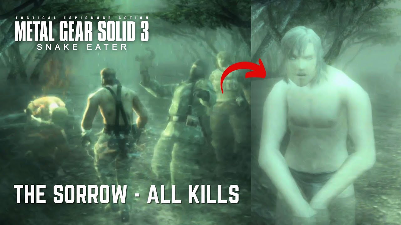 The Sorrow Boss Fight with All Kills - Metal Gear Solid Master Collection (MGS3)