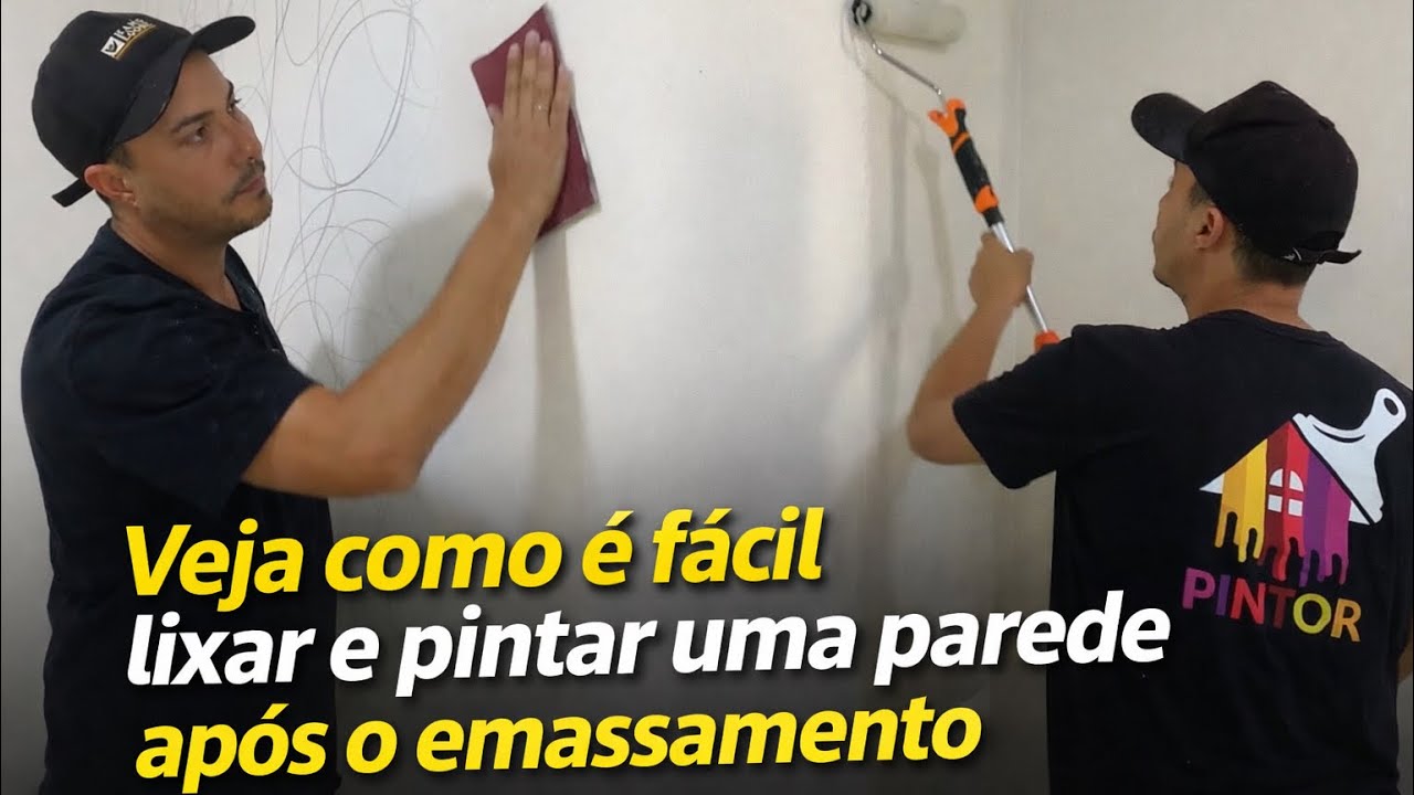 Como Lixar e Pintar uma Parede Após o Emassamento (Sem Erro)