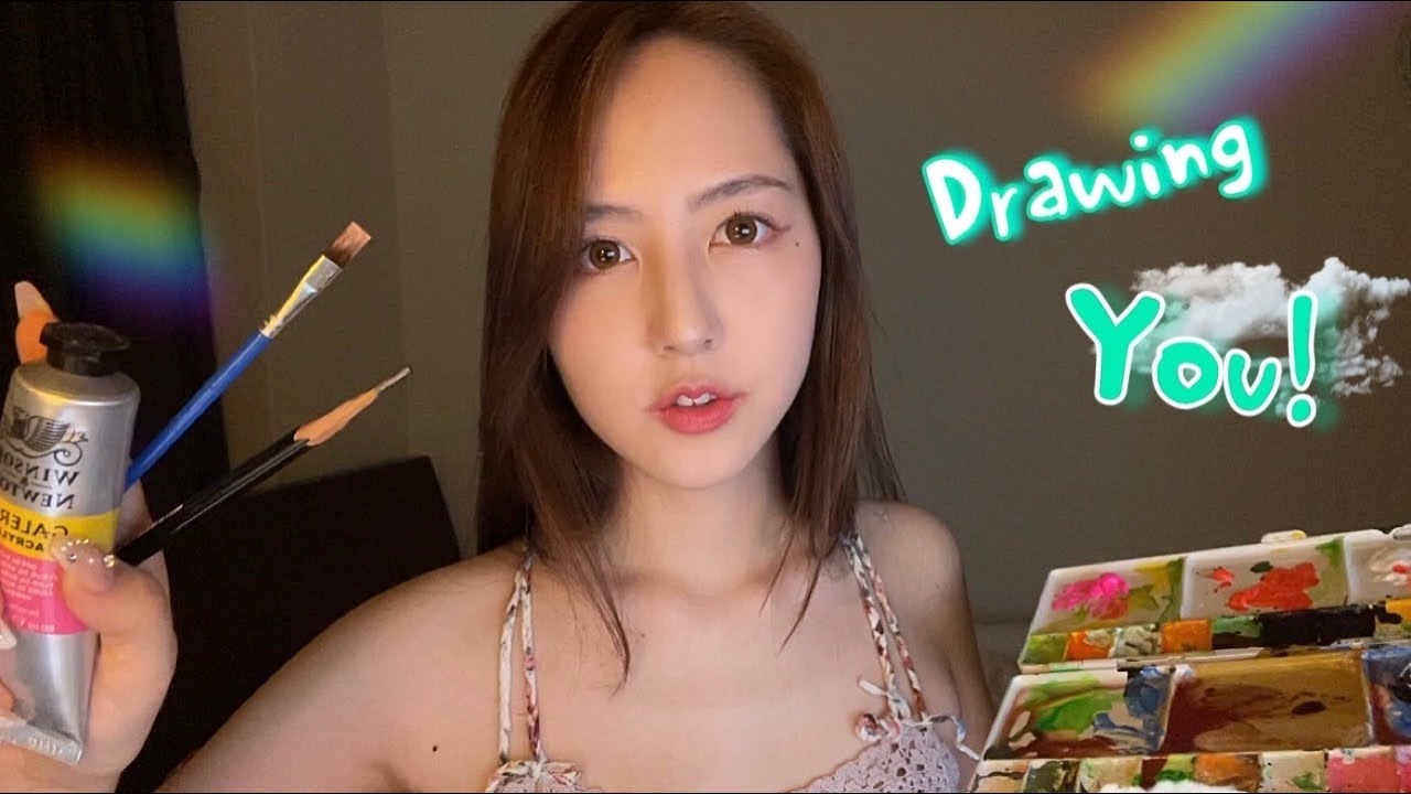 ASMR Drawing You In 5minutes!🎨 (Fast&Aggressive)