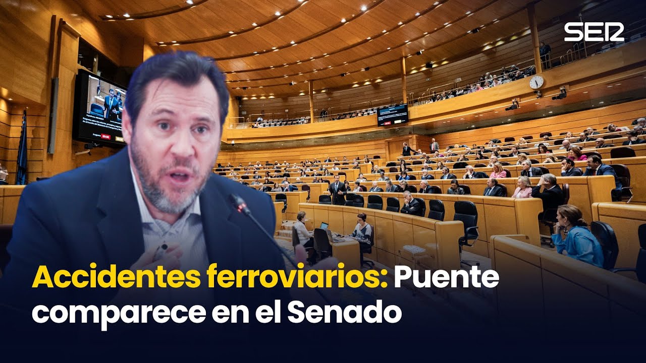 🔴 DIRECTO | Accidentes ferroviarios: Óscar Puente comparece en el Senado (29/01/2026)