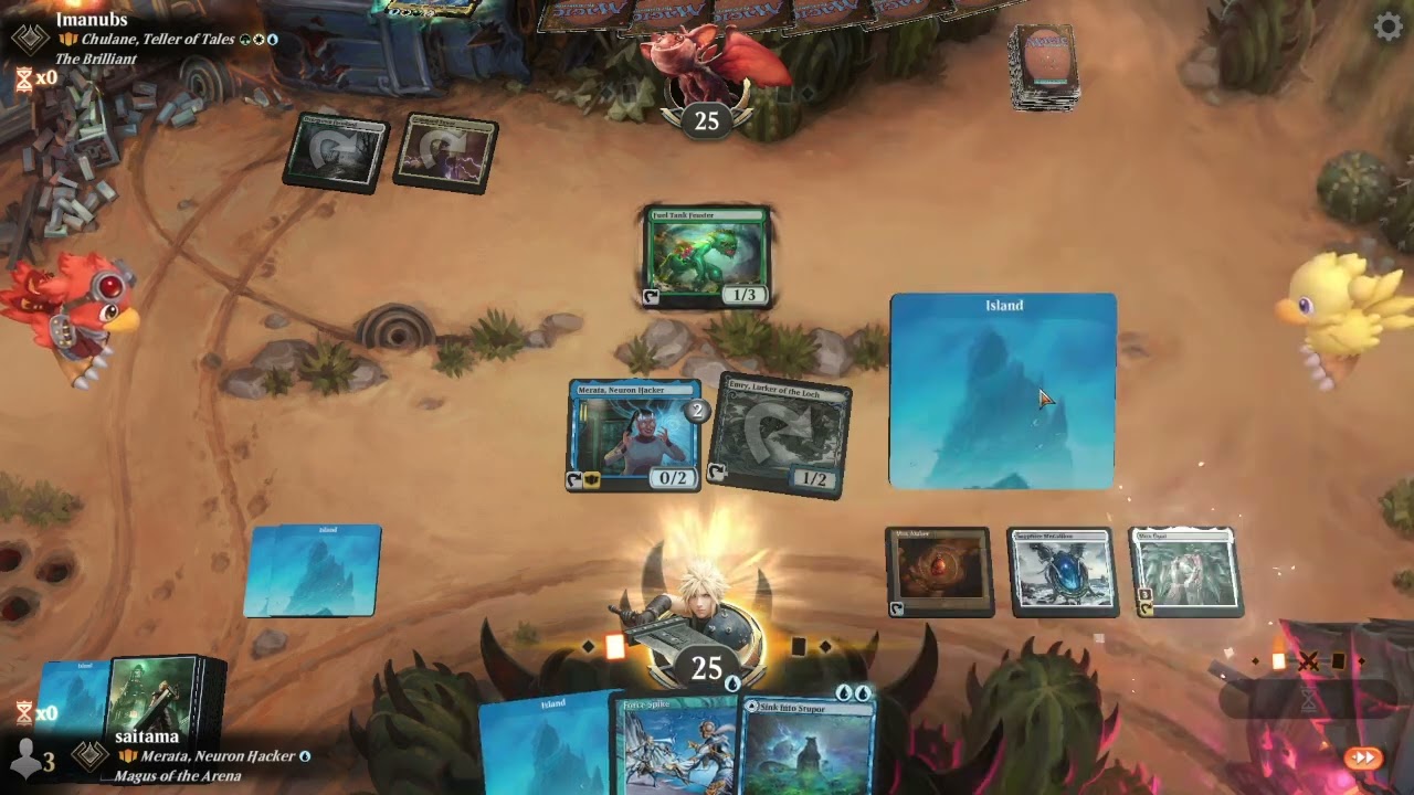 MTG Historic Brawl - Lady Octopus, Inspired Inventor by saitama VS Chulane, Teller of Tales by Im...