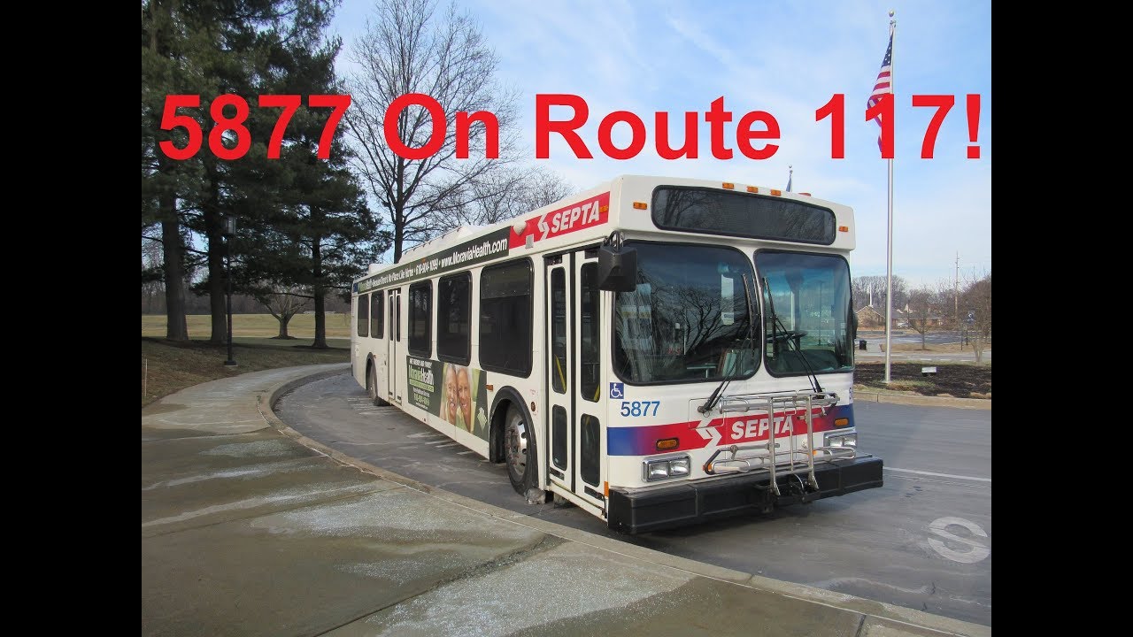 NeoplanDude | SEPTA 2004 New Flyer D40LF (Musical ZF) #5877 On Route 117!