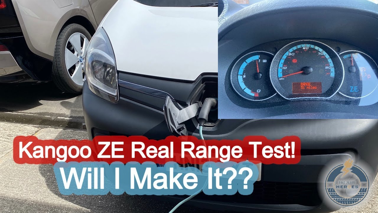 Renault Kangoo ZE REAL RANGE TEST - WILL I MAKE IT??