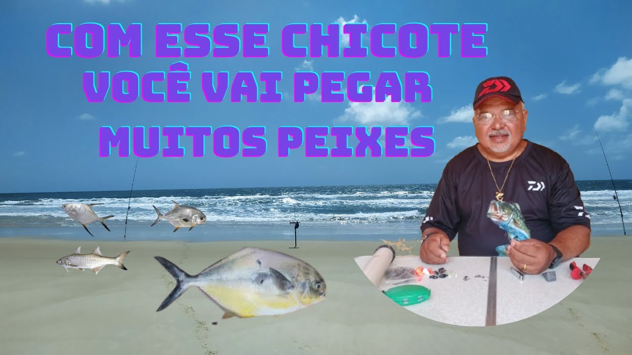 COM  ESSE  CHICOTE  VOCÊ  VAI  PEGAR  MUITO  PEIXE 🐟 🐟 🐟