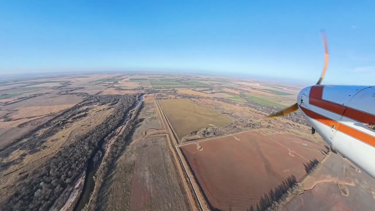 Flying the Aeronca Champ on a breezy winter day