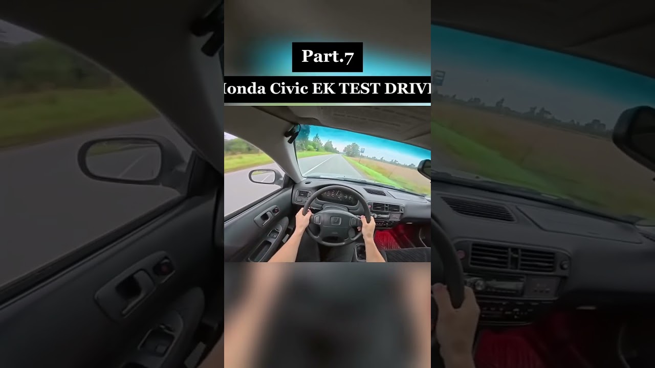Honda Civic EK TEST DRIVE #automobile #fast #cartok #drifting #race #drift #speed #ek #crash #racing