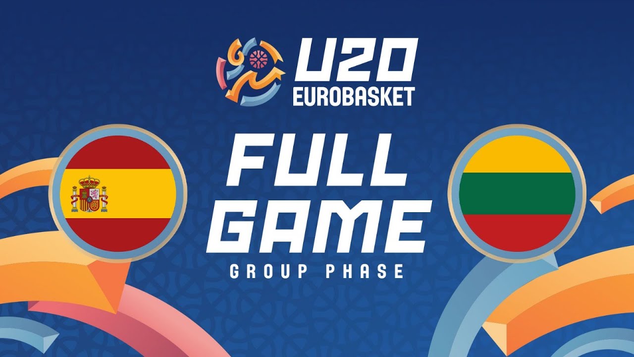 Group Phase | Spain v Lithuania | Full Basketball Game | FIBA U20 Women's EuroBasket 2025