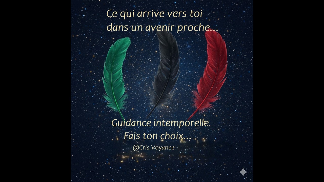 🔮 DECOUVRE CE QUE LES GUIDES T'ENVOIENT...LAISSE TOI GUIDER PAR TON INTUITION @Cris.Voyance#tarot