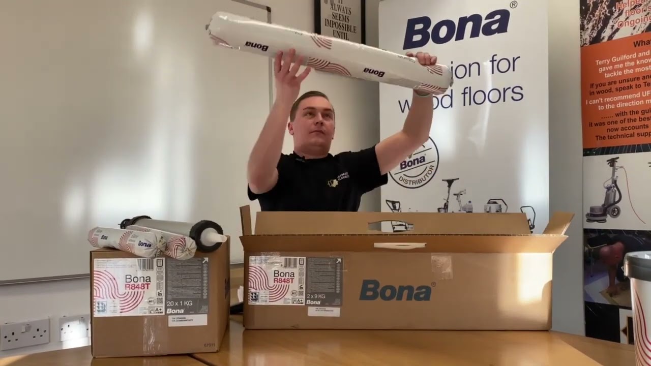 New Bona R848 T Adhesive 9kg Sausages for installing wood floors