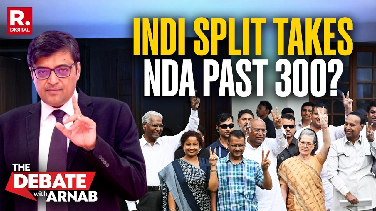 Debate With Arnab:  INDI On Verge Of Split As Stalin and Kejriwal Dump It