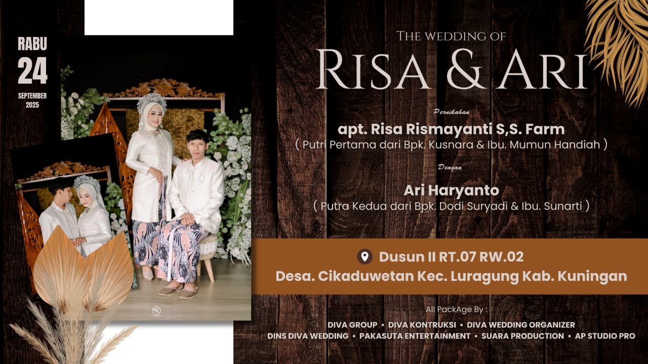 LIVE RESEPSI AKAD NIKAH 