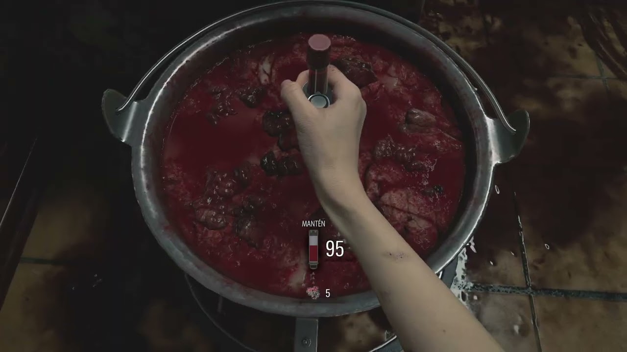 8.- RE Requiem, Hacemos el easter egg de la ruleta y cocinero cocinado :D