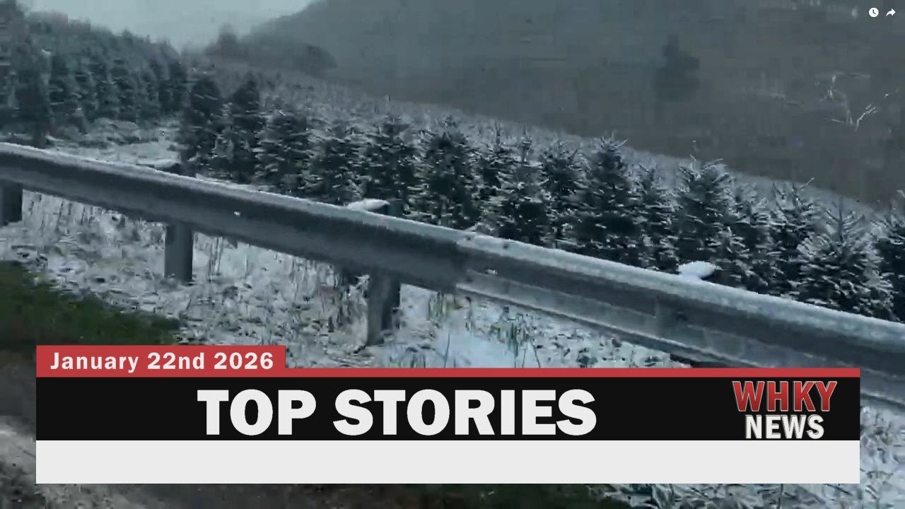 WINTER STORM UPDATE, LENOIR MURDER CASE, D.A. JANUARY UPDATE | WHKY Top Stories, Thurs. 1/22/26