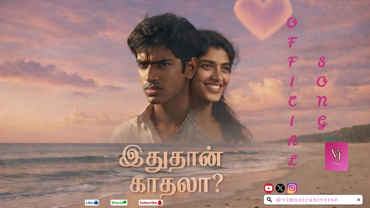 இதுதான் காதலா? - Official Tamil Love Song - Lyrics Video | VJ Music