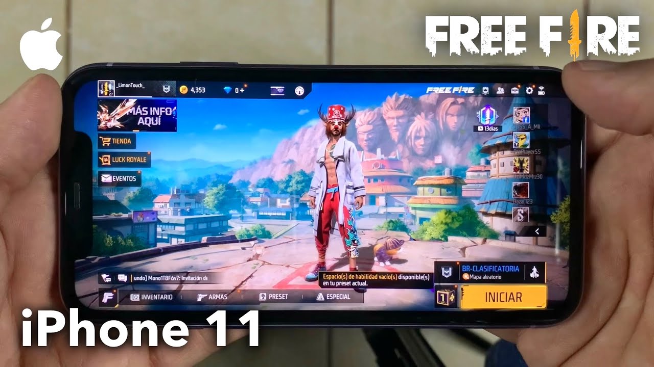 Así se Juega Free Fire en un iPhone 11 con Gráficos en Ultra y Alta Resolución | LimonTouch