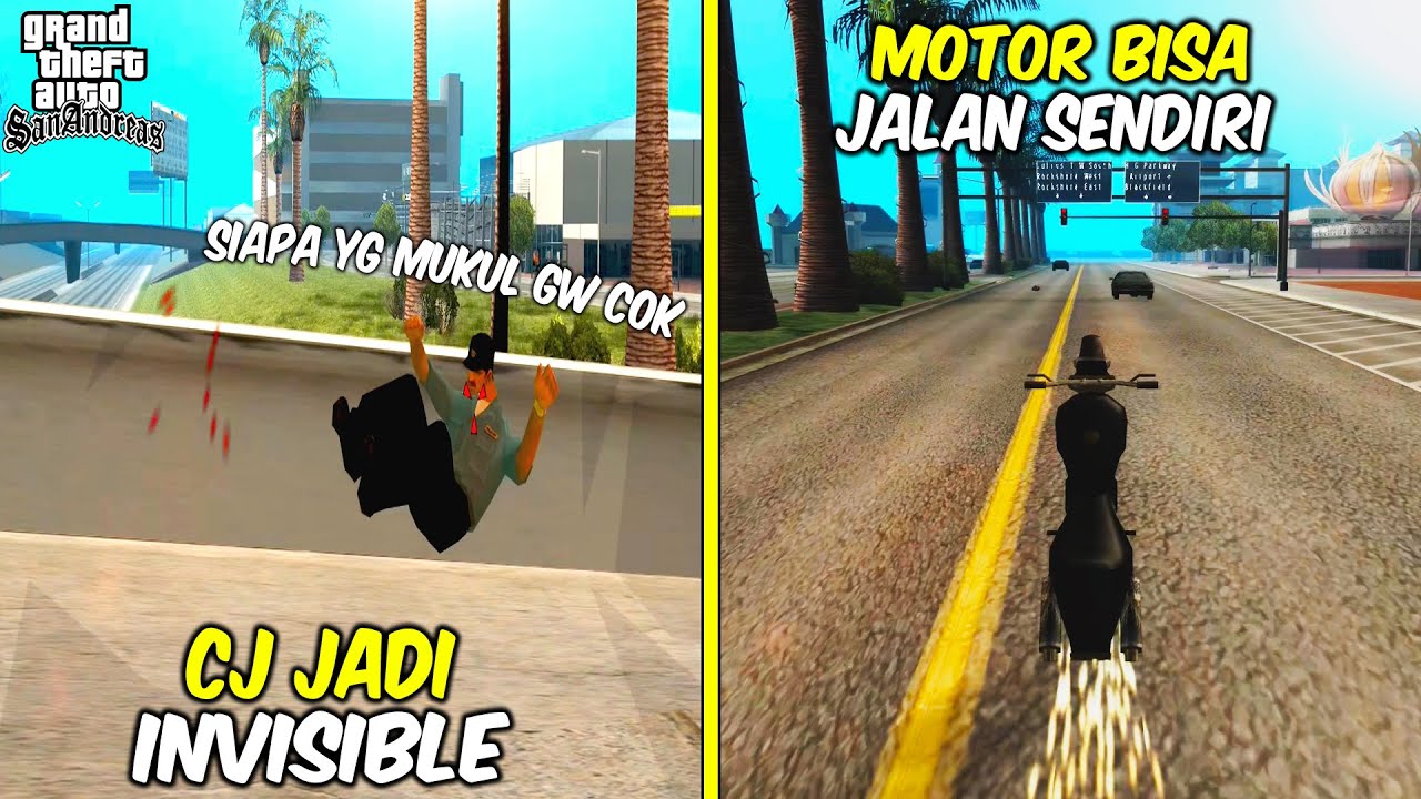 8 BUG DAN GLITCH YANG ADA DI GTA SAN ANDREAS ! #1