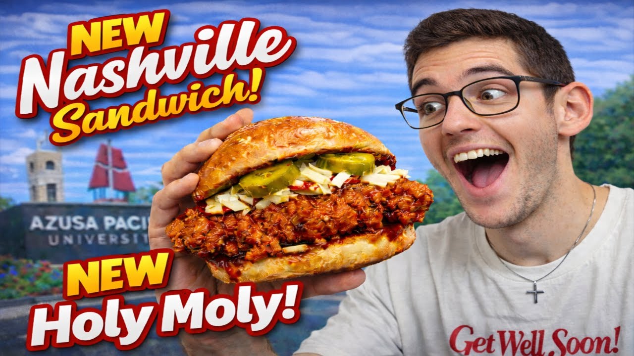 I Tried Azusa Pacific University's NEW Nashville Hot Chicken Sandwich...