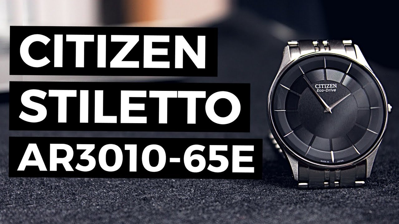 Jeden z najcieńszych zegark&oacute;w &ndash; CITIZEN STILETTO AR3010-65E Eco-Drive | TikTalk odc. 67