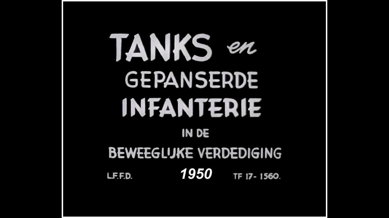 1950 Tanks en gepantserde infanterie in de beweeglijke verdediging.