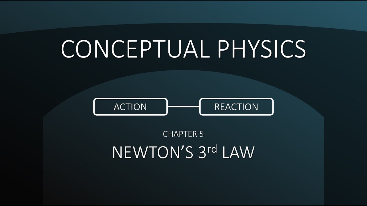 Conceptual Physics: Newton's 3rd Law (Chapter 5)