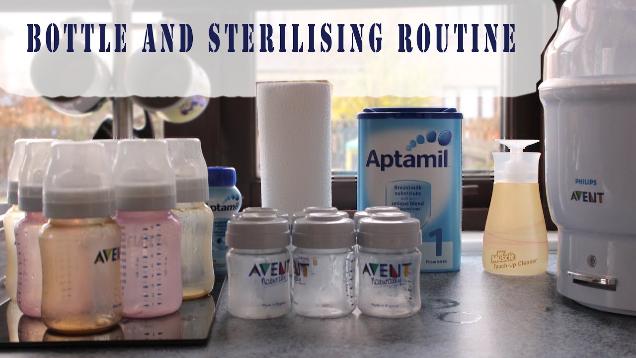 Bottle Sterilising Routine