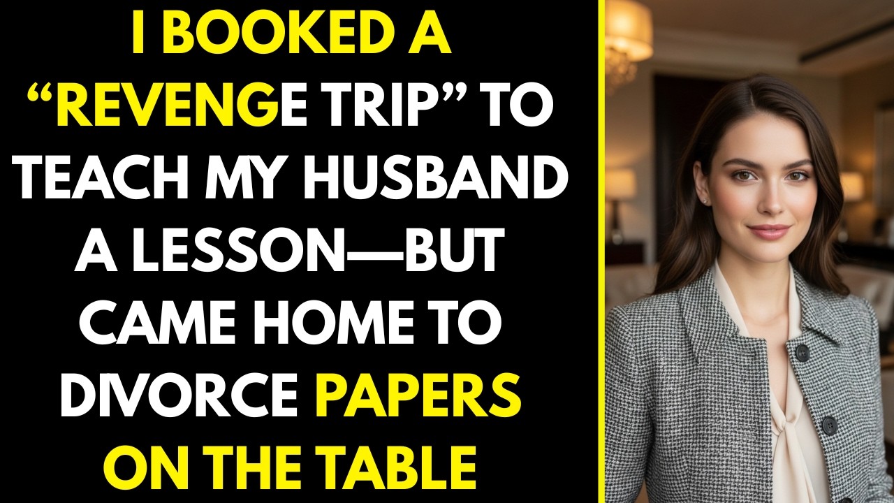 I Booked a “Revenge Trip” to Teach My Husband a Lesson—But Came Home to Divorce Papers on the Table