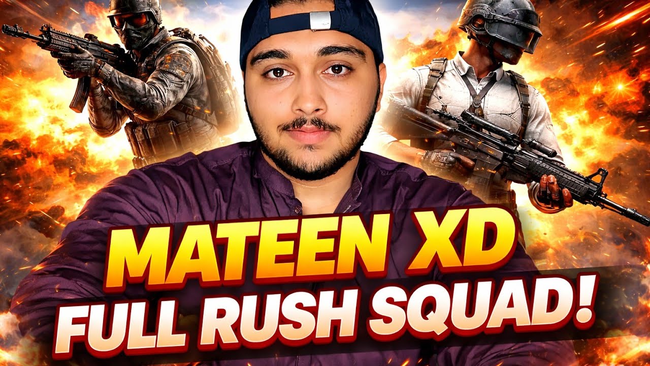 Full Rush Mode PUBG Mobile 💀 | Pure Aggression Gameplay | Mateen XD Gaming