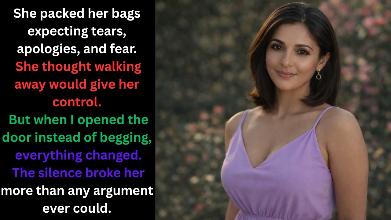 She Used Leaving as a Weapon… Until I Let Her Go