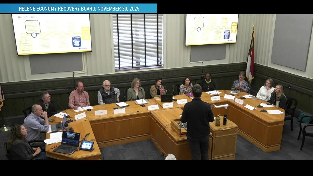 Helene Economic Recovery Board &ndash; November 20, 2025