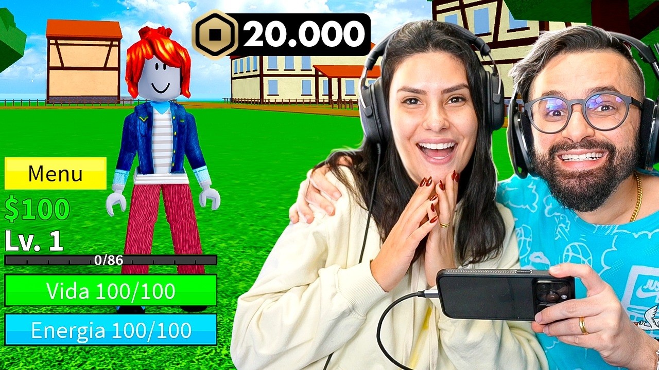 Criei uma Conta pra Minha Esposa no Blox Fruits
