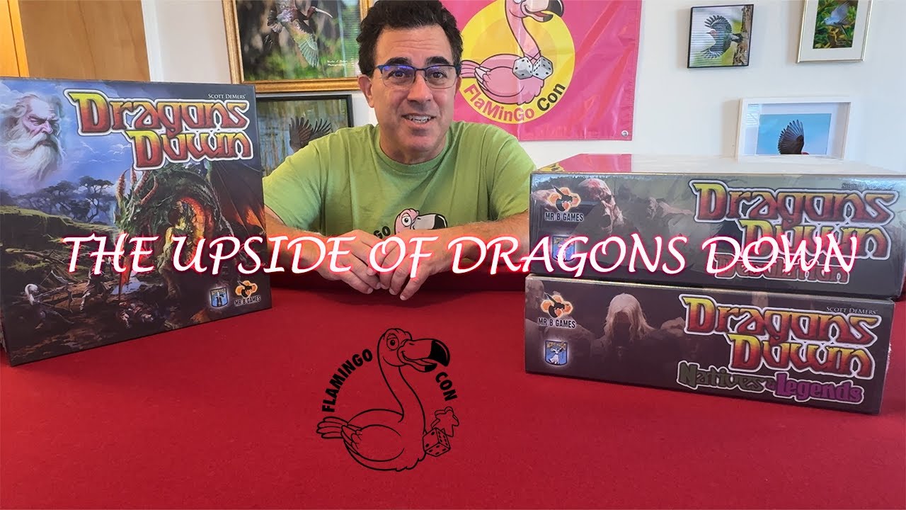 Dragons Down Base Game and Expansions Unboxing