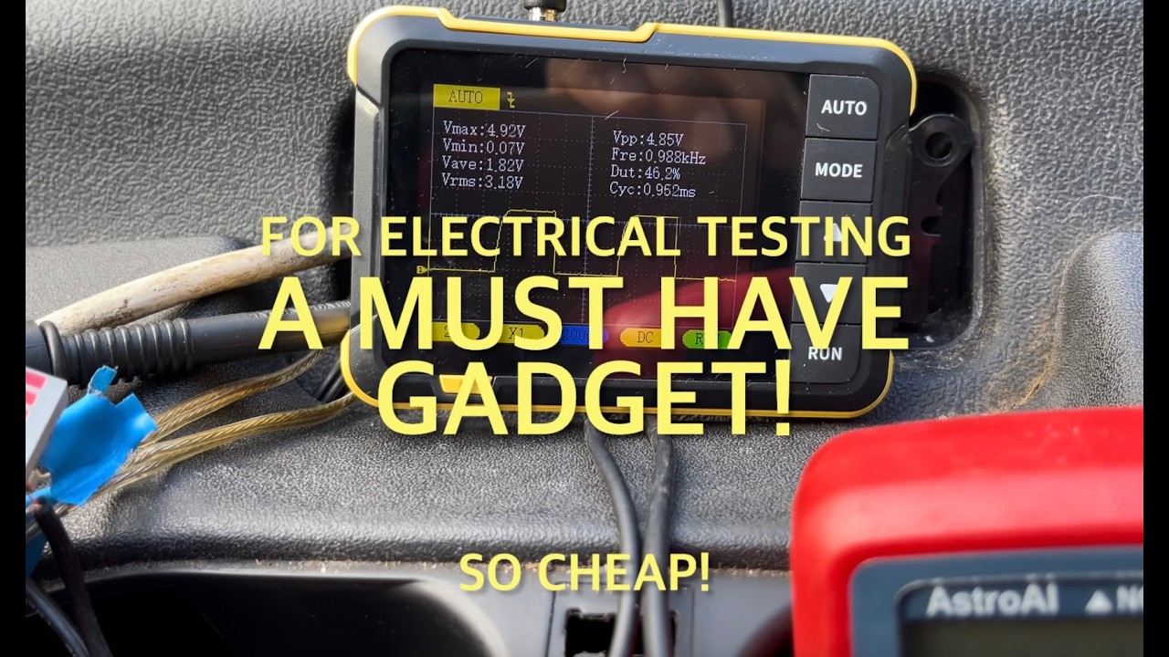 Diagnosing Crank / Cam Sensor fault with a cheap Oscilloscope £20!