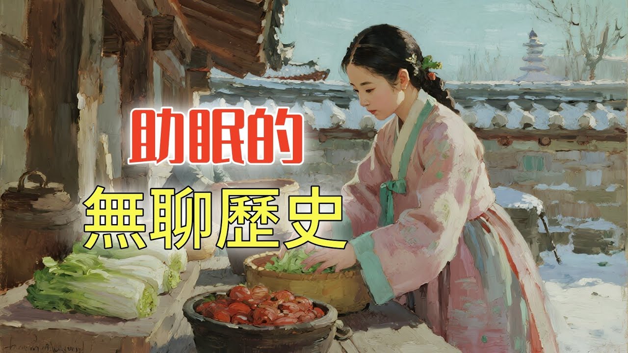 朝鮮王朝的宮女們，如何在大雪封城前醃制御用的泡菜？丨助眠的無聊歷史。