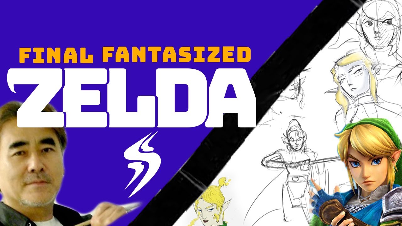 I attempted to draw zelda in this legendary art style