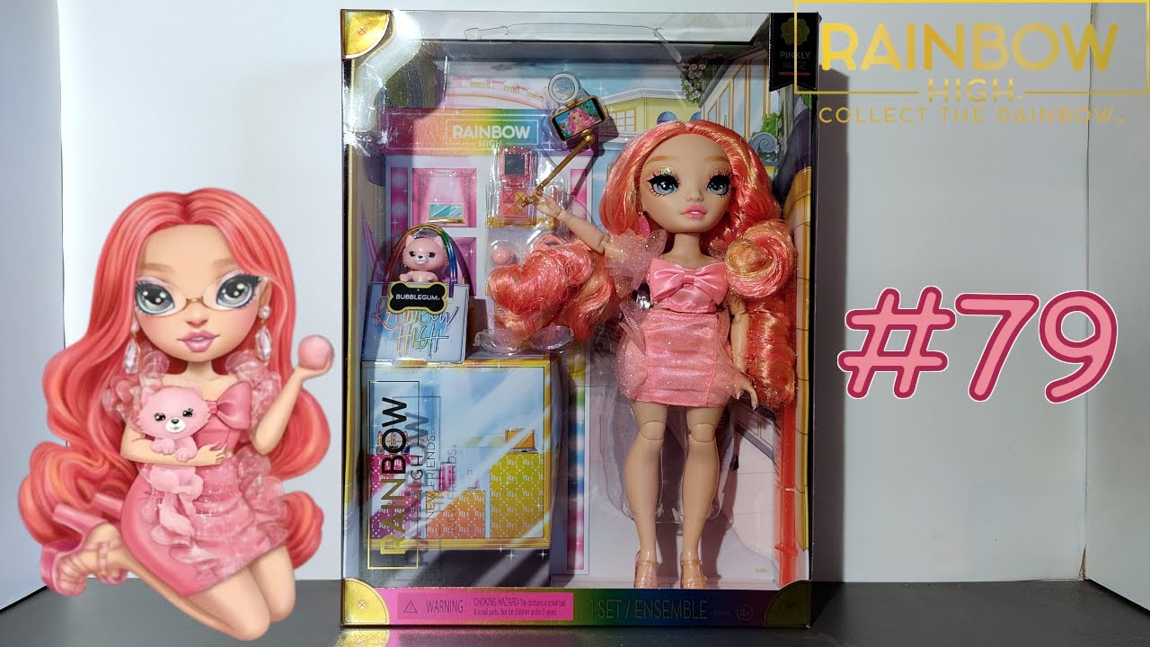 Présentation de la poupée Rainbow High Pinkly Paige - New Friends [Rainbow High #79]
