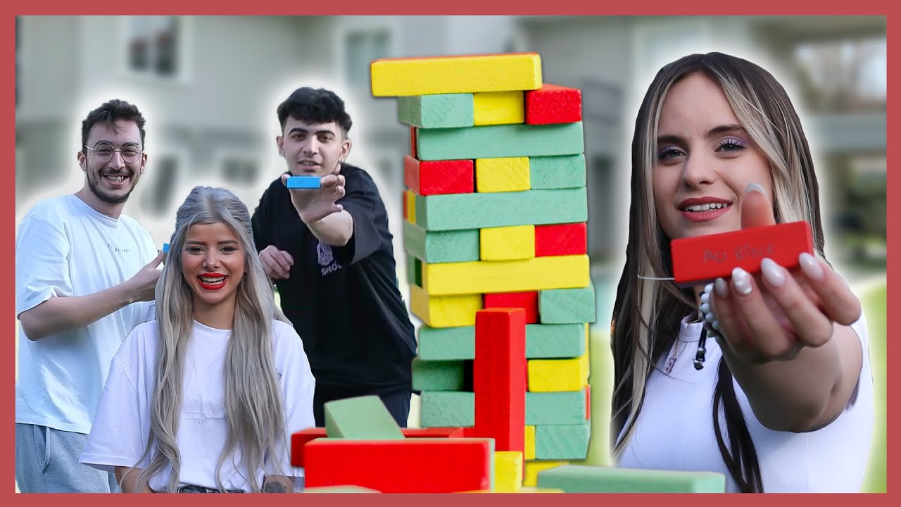 50 FARKLI CEZALI JENGA OYNADIK | DEVİREN SUYA DÜŞER! 