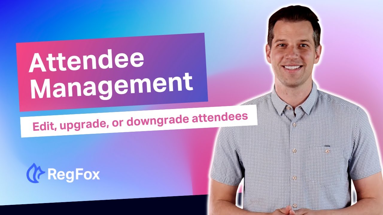 Manage your event attendees without hassle with RegFox's [Attendee Management]