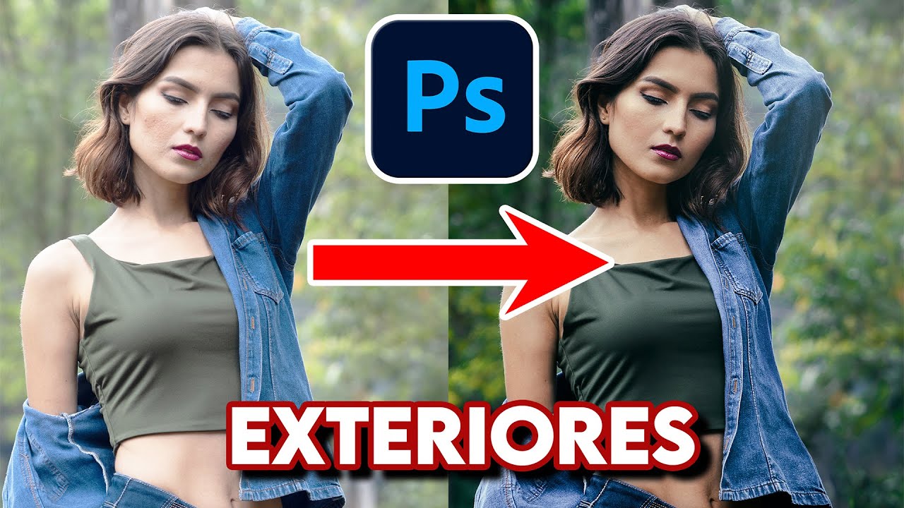 Como EDITAR FOTOS en EXTERIORES!! Tutorial desde CAMERA RAW hasta PHOTOSHOP