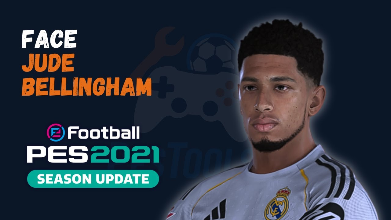NOVA FACE JUDE BELLINGHAM REAL MADRID | PES 2021 PC
