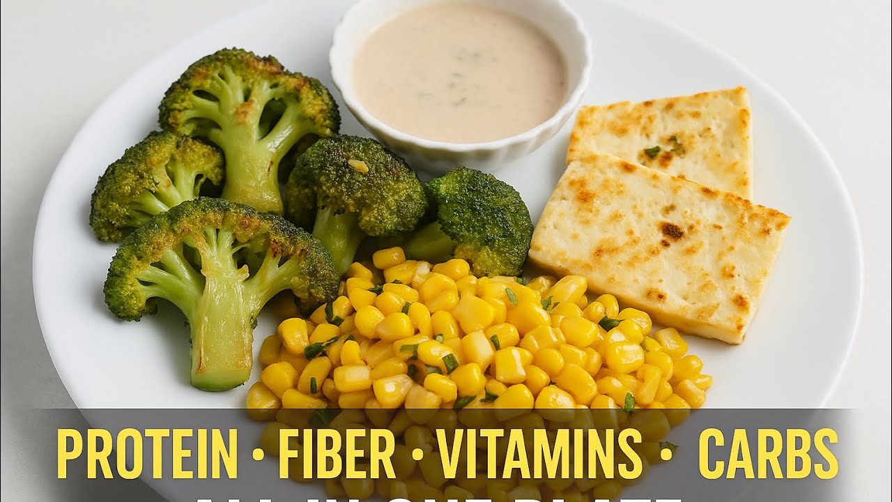 एक प्लेट पूरे दिन के लिए हेल्दी और टेस्टी प्रोटीन,फाइबर ,विटामिन और कार्ब प्लैटर रेसिपी