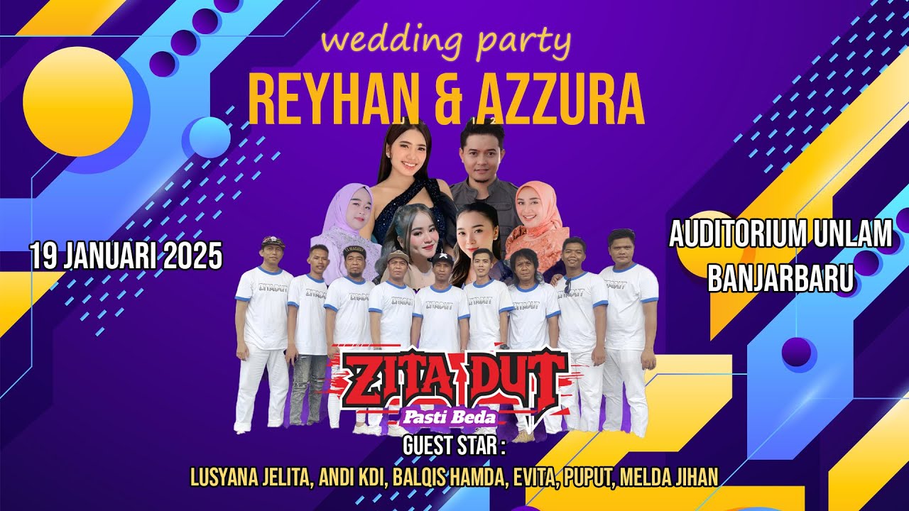 LIVE WEDDING REYHAN & AZZURA BERSAMA 