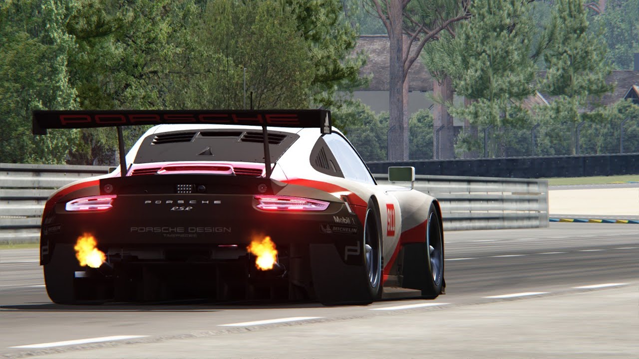 Assetto Corsa/Porsche 911 RSR 2017 @ Le Mans (3:56.457)
