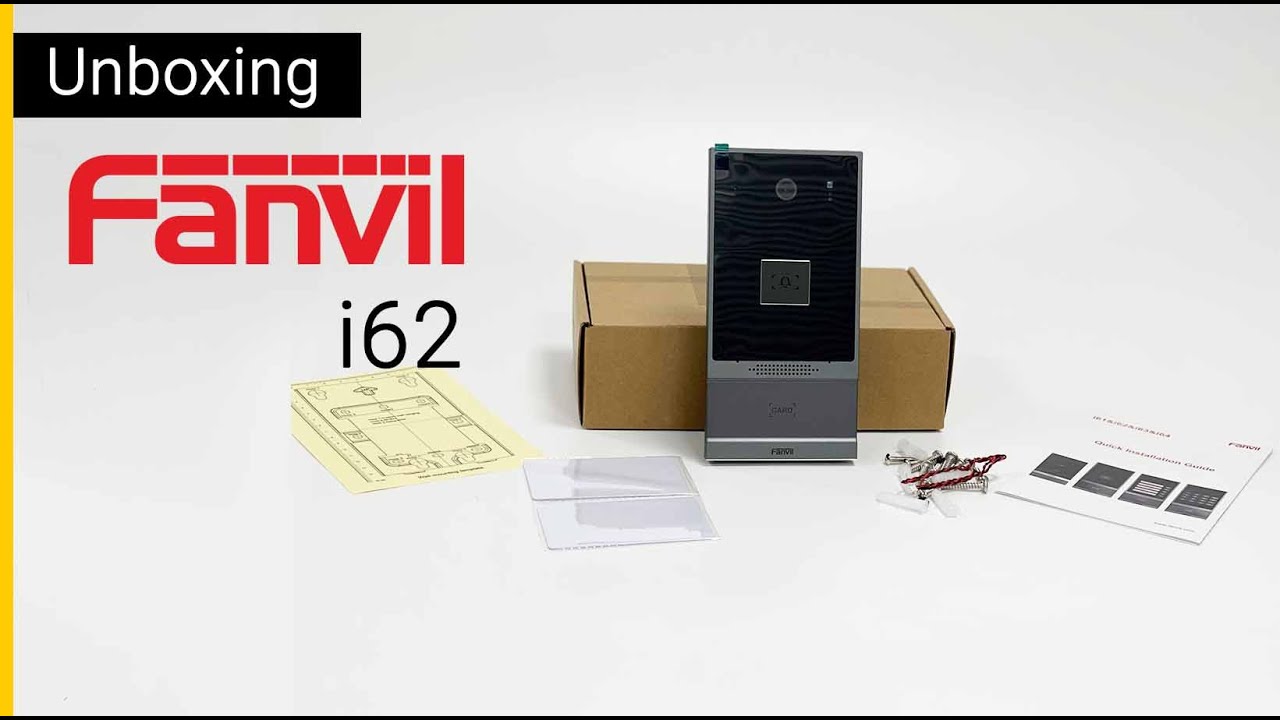 Fanvil i62 SIP Video Door Phone Unboxing