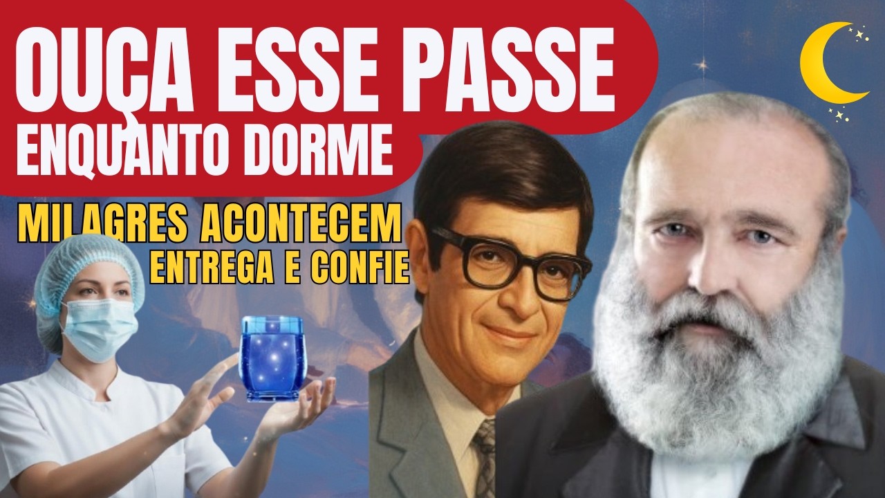 PASSE DE CURA PARA DORMIR | Dr. Bezerra de Menezes e Chico Xavier 🙏 Ouça Dormindo Auxílio Espiritual